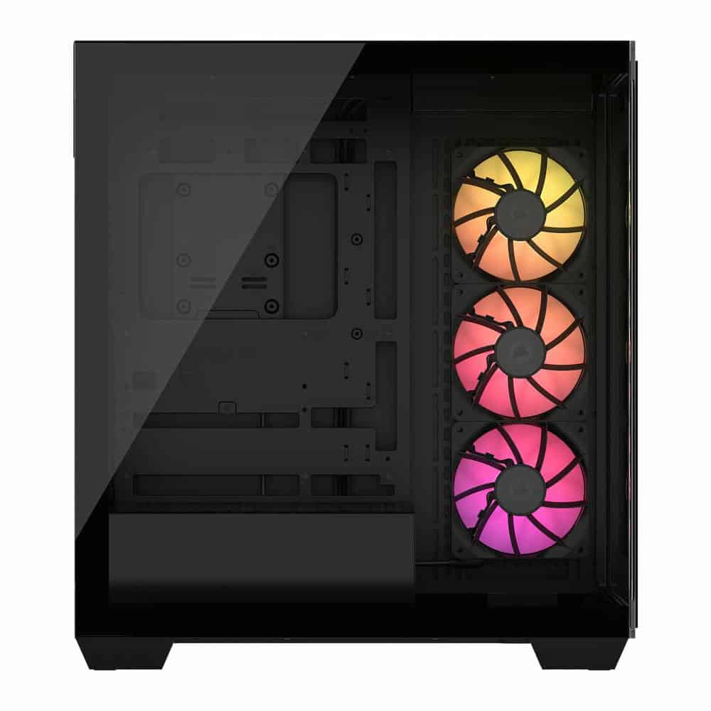 (image for) CORSAIR iCUE LINK 3500X RGB Tempered Glass Mid-Tower PC Case Black